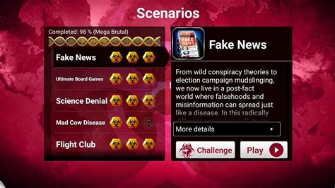 Fake News Scenario on Brutal Difficulty (plus Mega Brutal.).